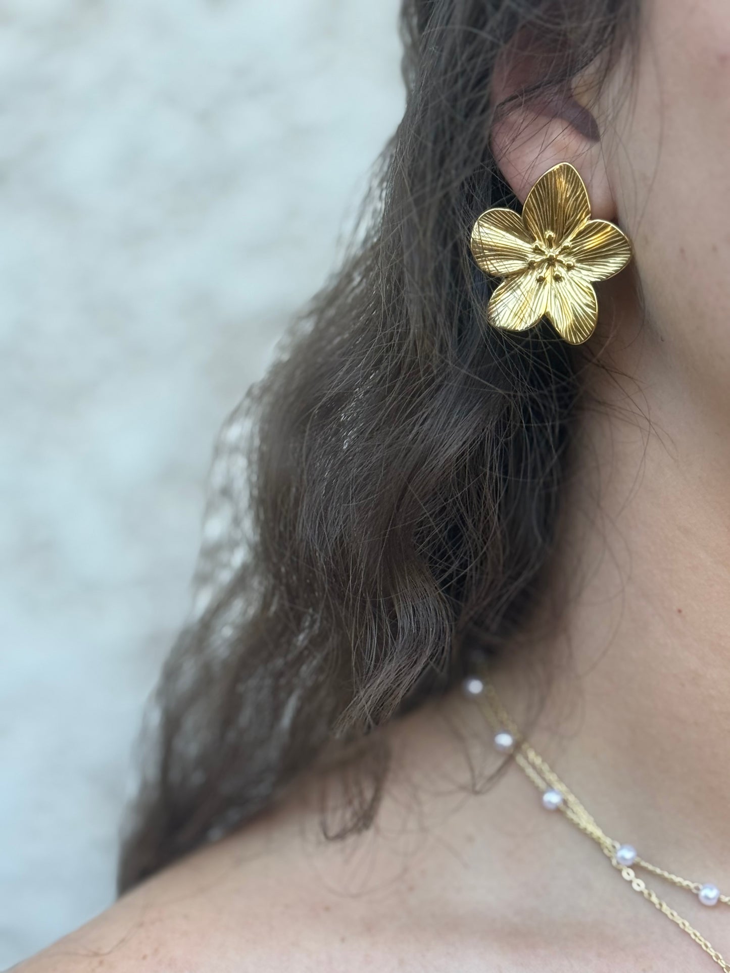 Boucles d’oreilles « Azalées »